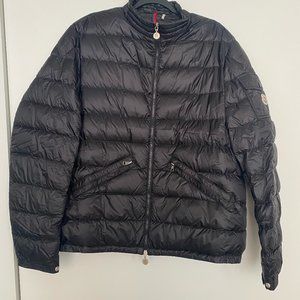 Men Moncler black down Agay Jacket- size 7 (XXXL)